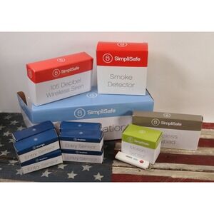 NEW SimpliSafe Alarm Systems Security Home Siren 13 Piece Safety Start Up Kit
